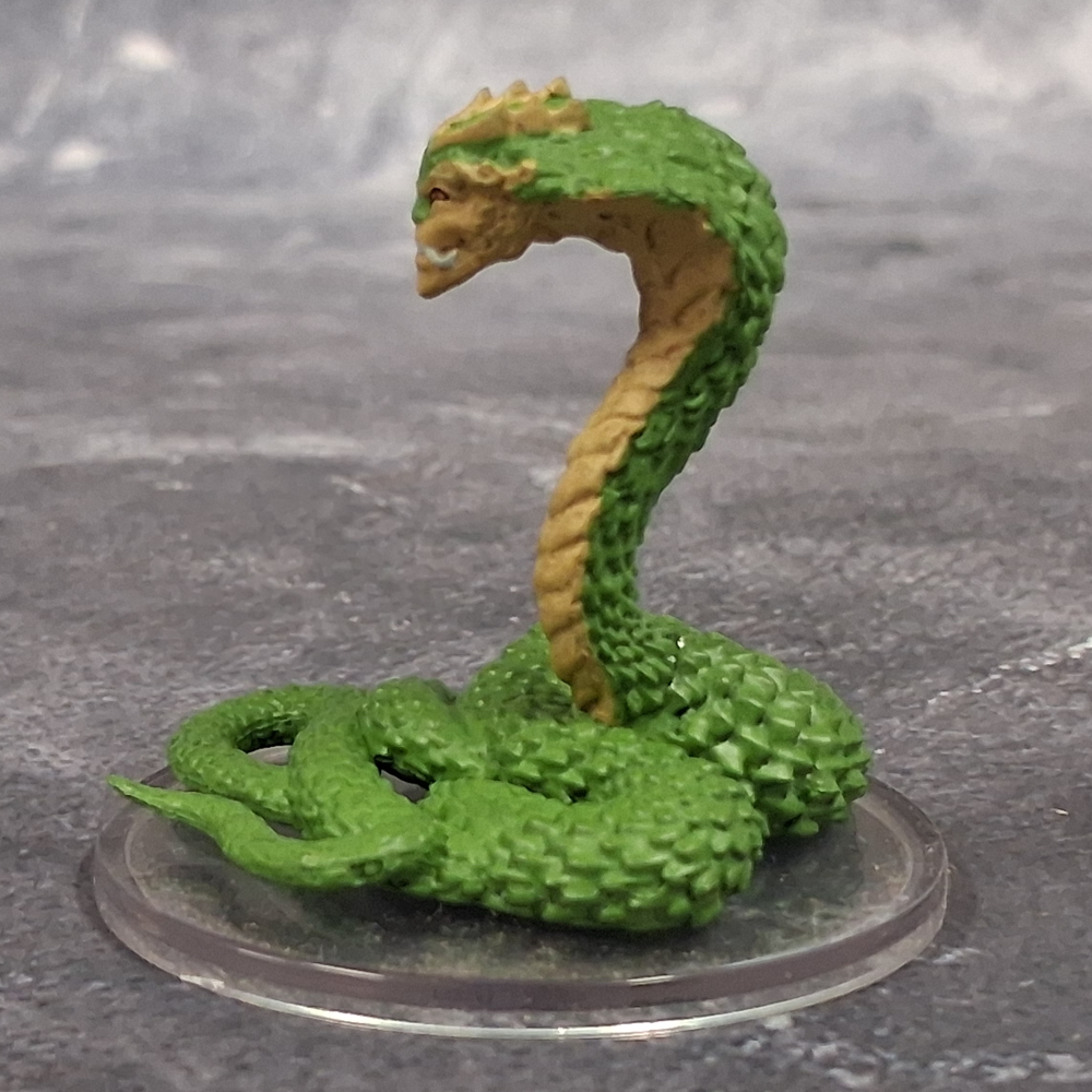 Adventures in Faerun #27a Guardian Naga (Green/Tan) (U)