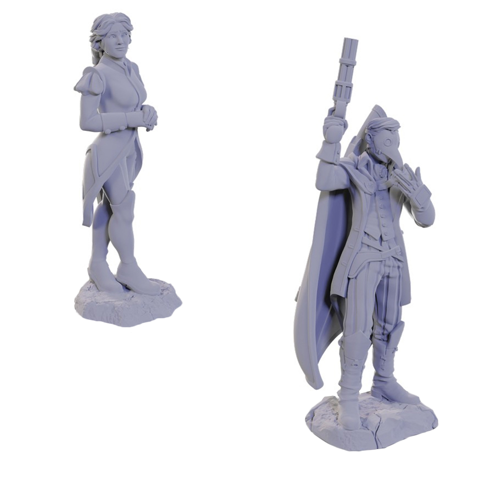 Critical Role Unpainted Minis: W5 Percival & Cassandra de Rolo