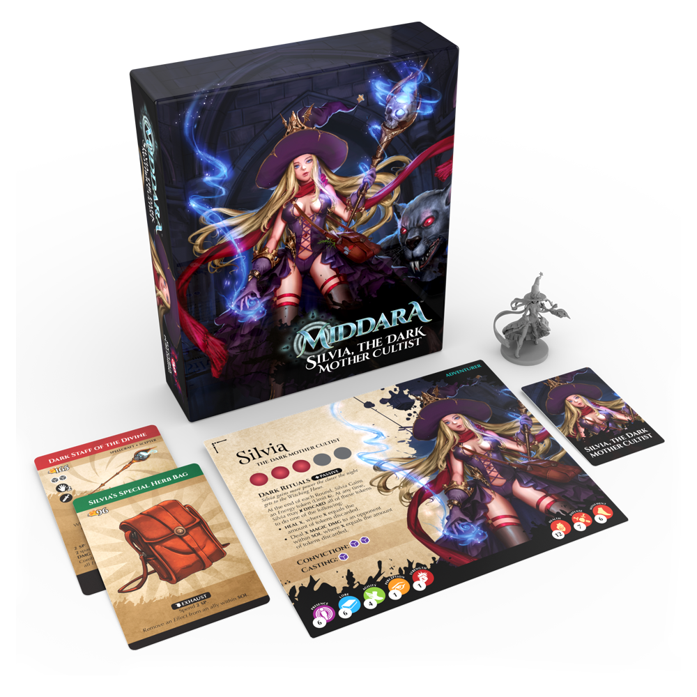 Middara: Unintentional Malum - Silvia, The Dark Mother Cultist (Preorder)