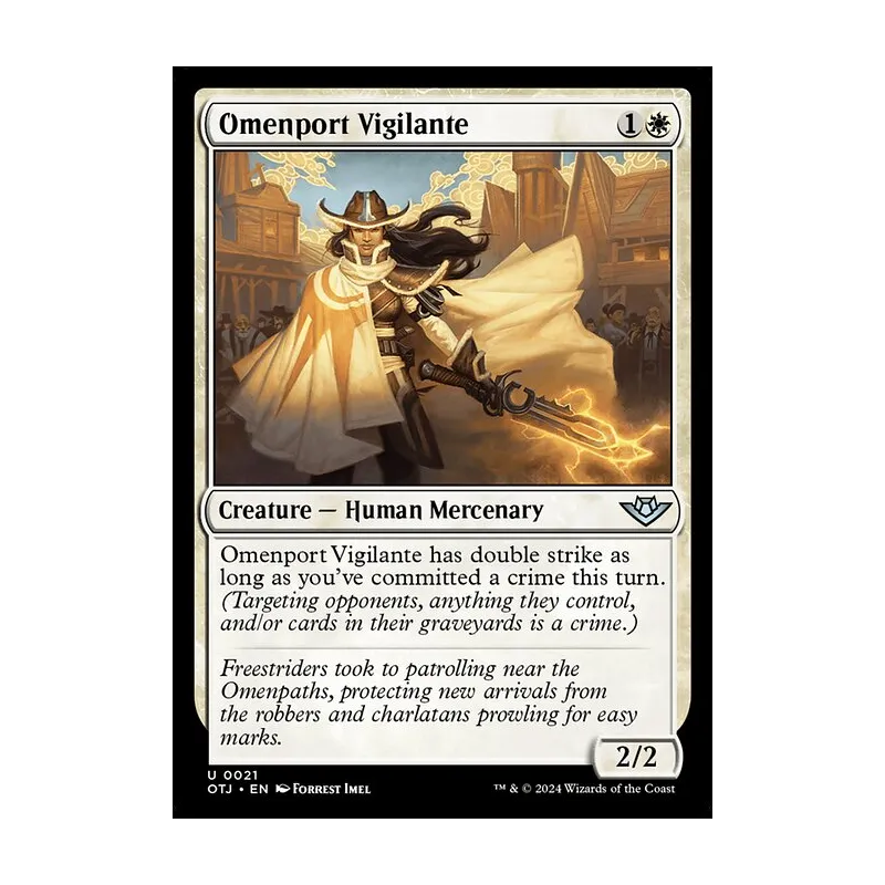 Omenport Vigilante - Outlaws of Thunder Junction (Near Mint)