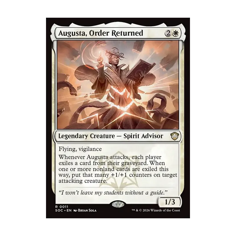 Augusta, Order Returned - Secrets of Strixhaven Commander (Near Mint)