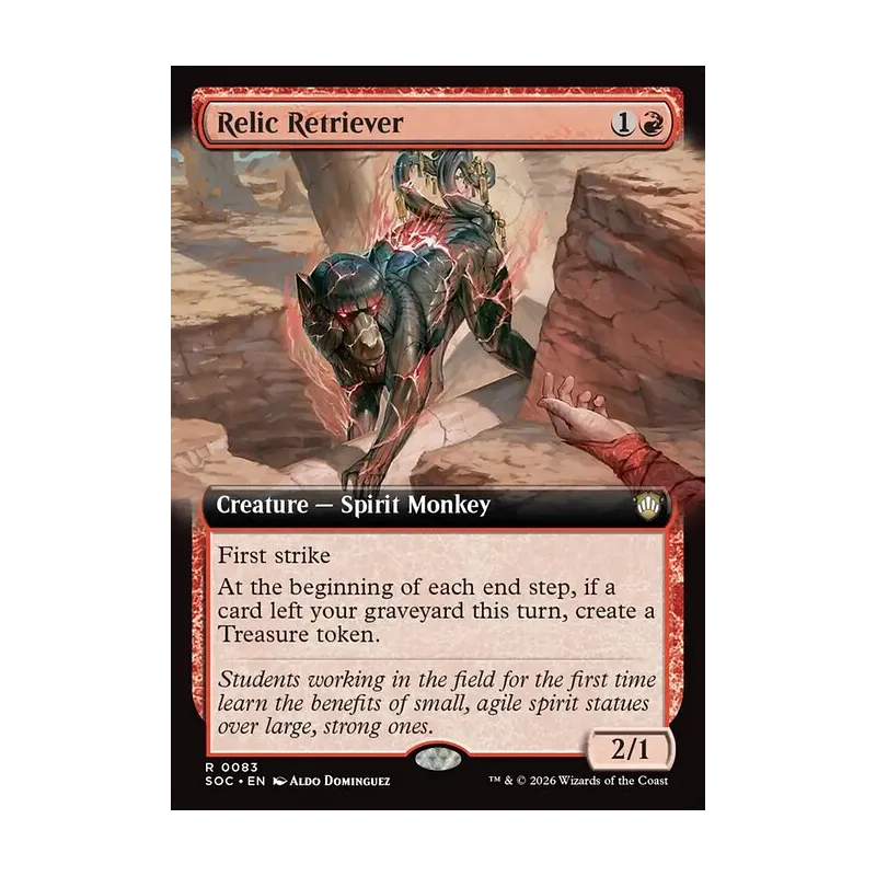 Relic Retriever (Extended Art) - Secrets of Strixhaven Commander (Near Mint)