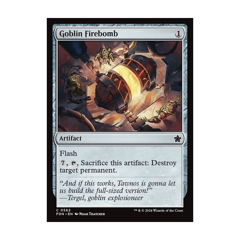 Goblin Firebomb - Foundations (Near Mint)