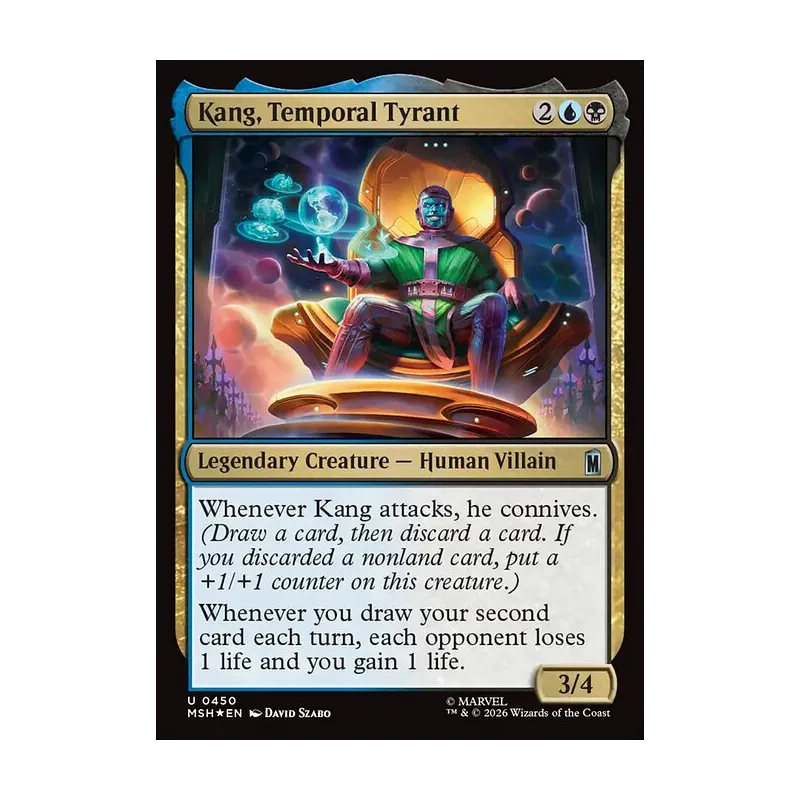 Kang, Temporal Tyrant (Surge Foil) - Marvel Super Heroes (Foil Near Mint)