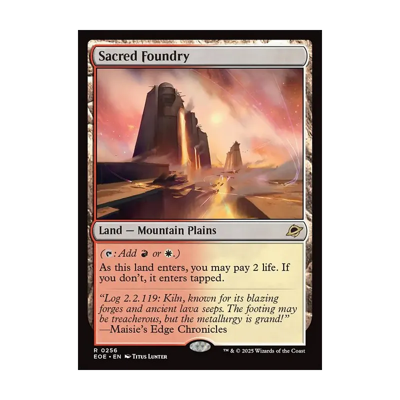 Sacred Foundry - Edge of Eternities (Near Mint)