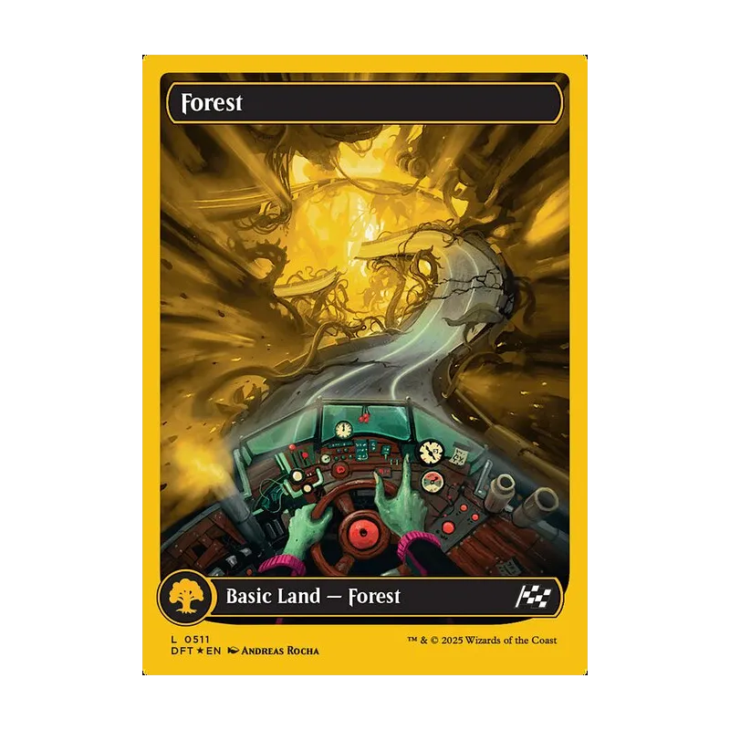 Forest (0511) (First-Place Foil) - Aetherdrift (Foil Near Mint)