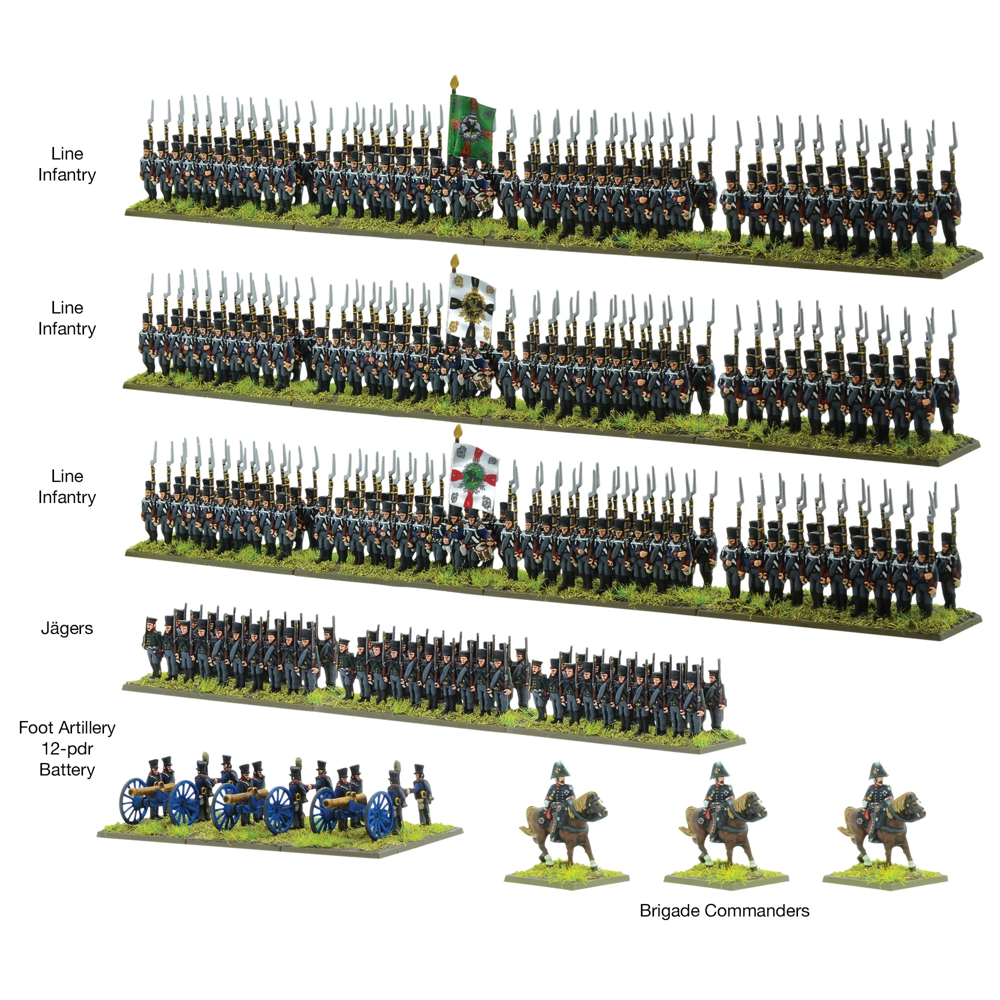 Black Powder Epic Battles: Waterloo - Prussian Infantry Brigade