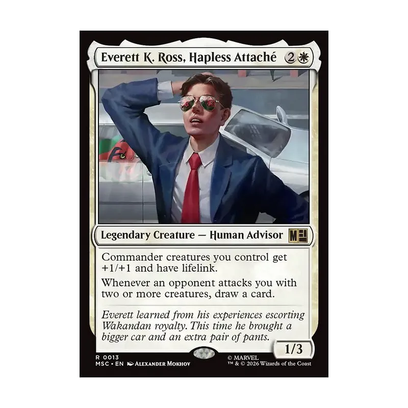 Everett K. Ross, Hapless Attache (Surge Foil) - Marvel Super Heroes Commander (Foil Near Mint)