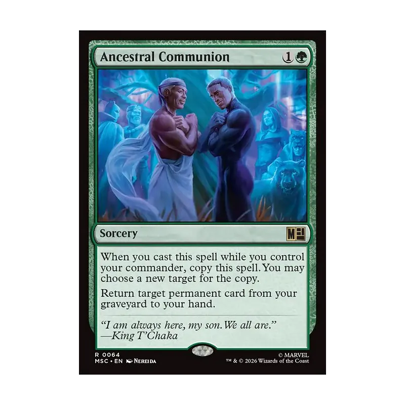 Ancestral Communion (Surge Foil) - Marvel Super Heroes Commander (Foil Near Mint)