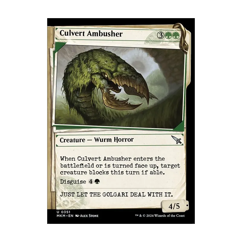 Culvert Ambusher (Showcase) - Murders at Karlov Manor (Near Mint)