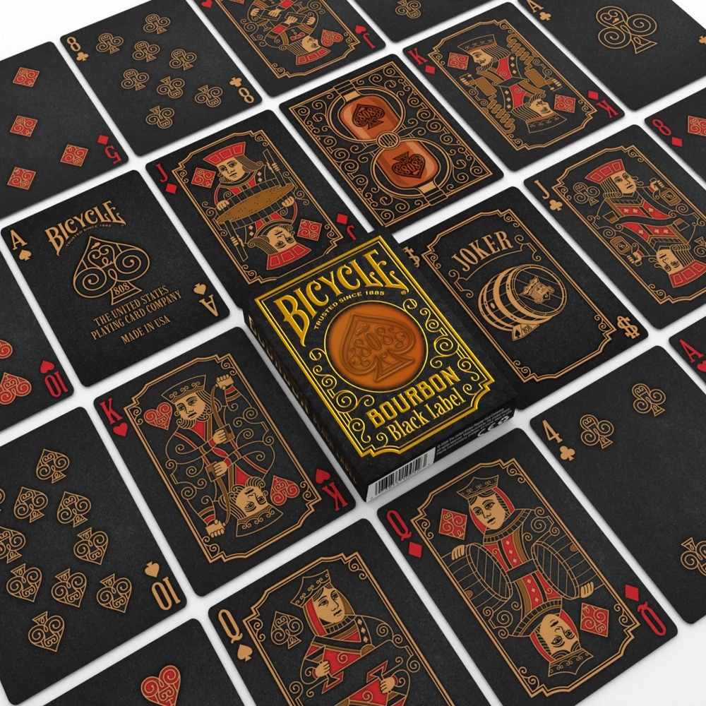 Bicycle Playing Cards: Bourbon Black Label (Preorder)