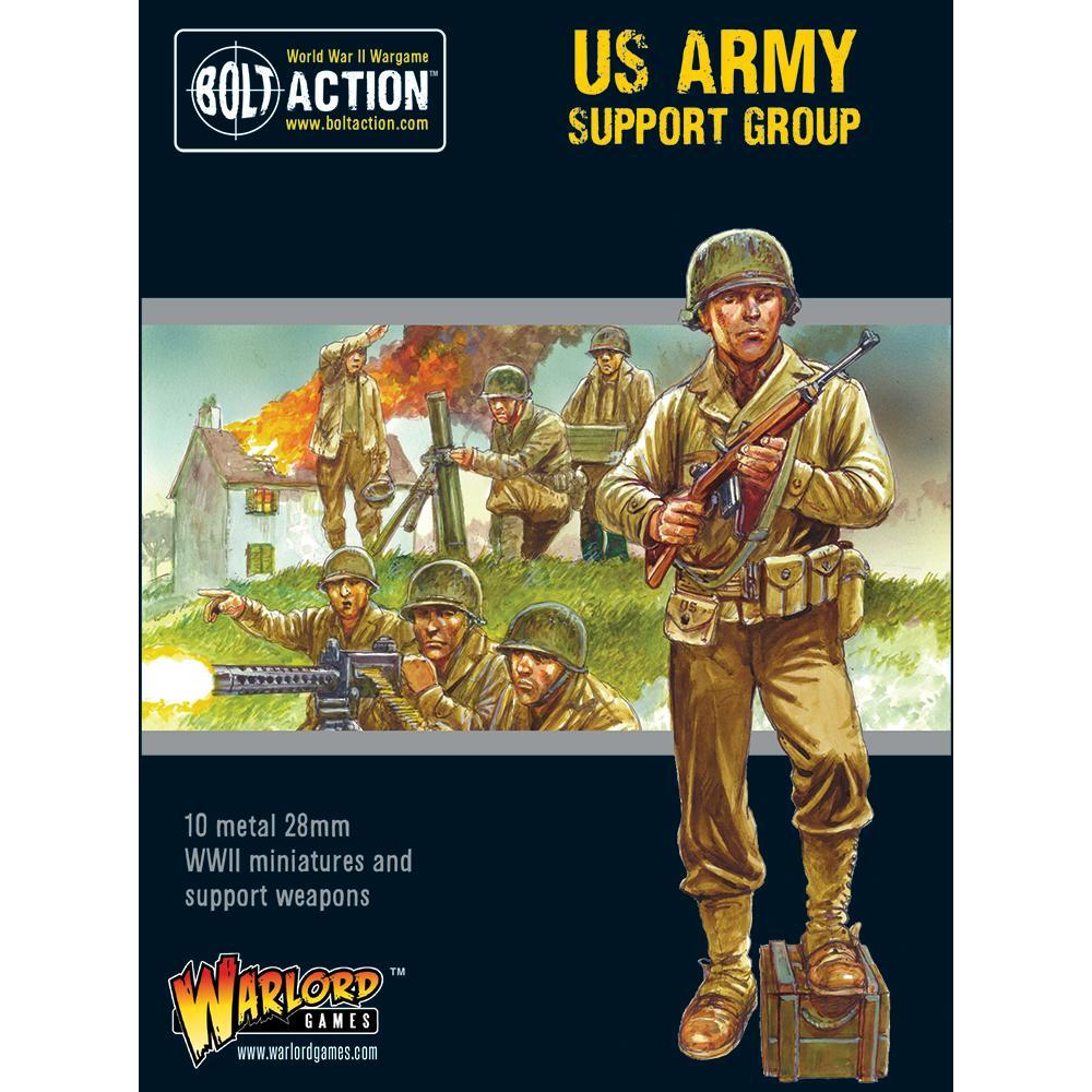Bolt Action: US Army Support Group (HQ, Mortar & MMG)