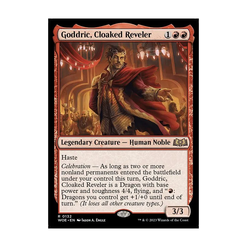 Goddric, Cloaked Reveler - Wilds of Eldraine (Near Mint)