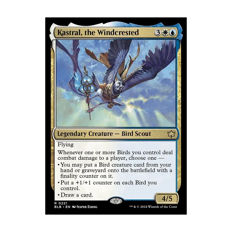 Kastral, the Windcrested - Bloomburrow (Near Mint)