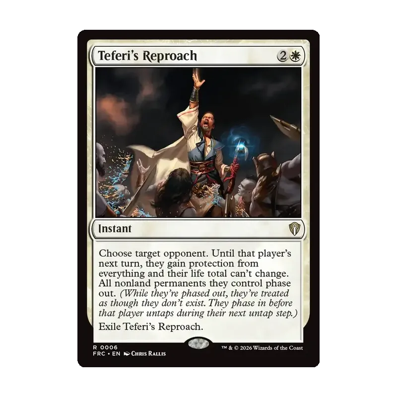 Teferi's Reproach - Reality Fracture Commander (Near Mint)