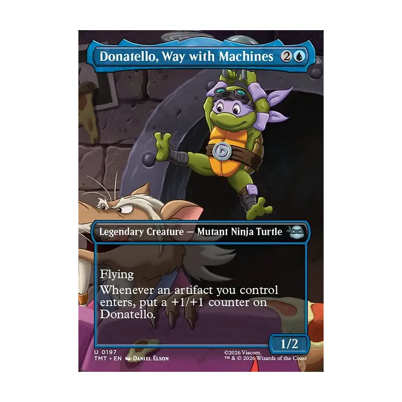 Donatello, Way with Machines (Borderless) - Teenage Mutant Ninja Turtles (Near Mint)