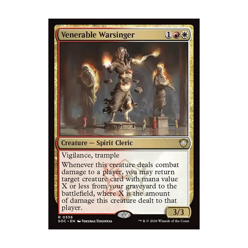 Venerable Warsinger - Secrets of Strixhaven Commander (Near Mint)