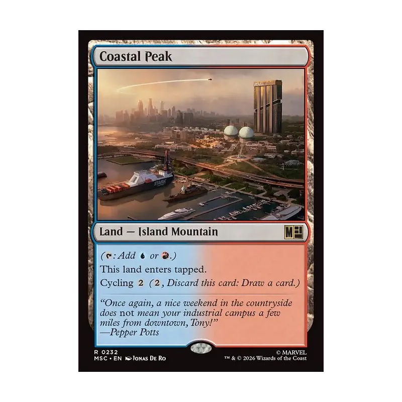 Coastal Peak (Surge Foil) - Marvel Super Heroes Commander (Foil Near Mint)