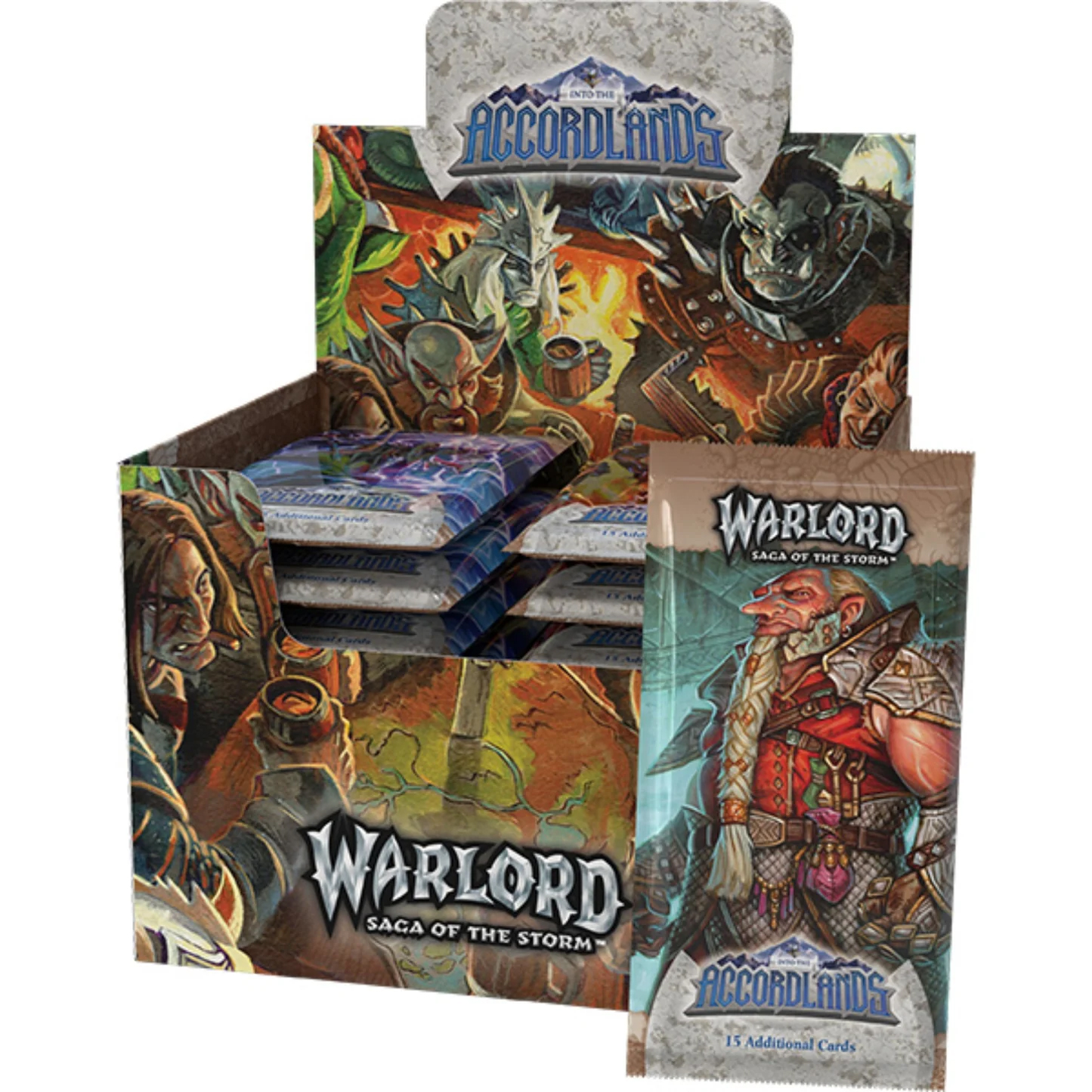Warlord: Saga of the Storm CCG: Into the Accordlands - Booster Box (24) (Preorder)