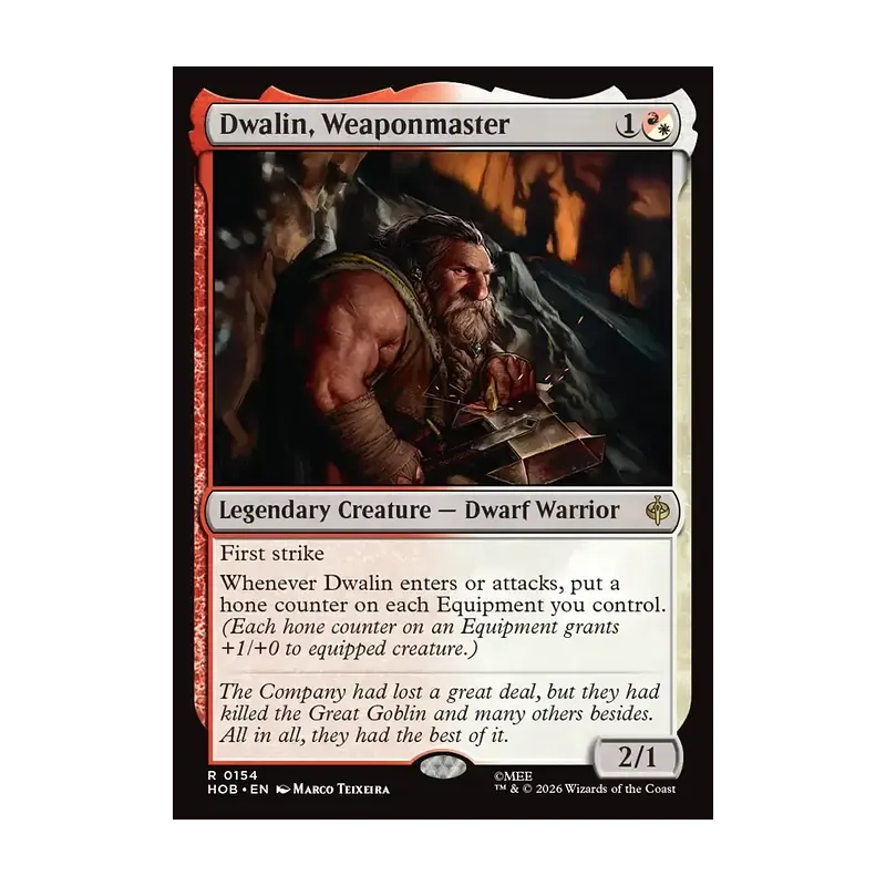 Dwalin, Weaponmaster - The Hobbit (Near Mint)