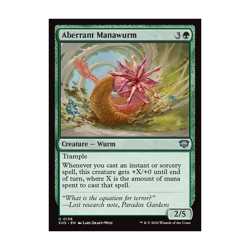 Aberrant Manawurm - Secrets of Strixhaven (Near Mint)