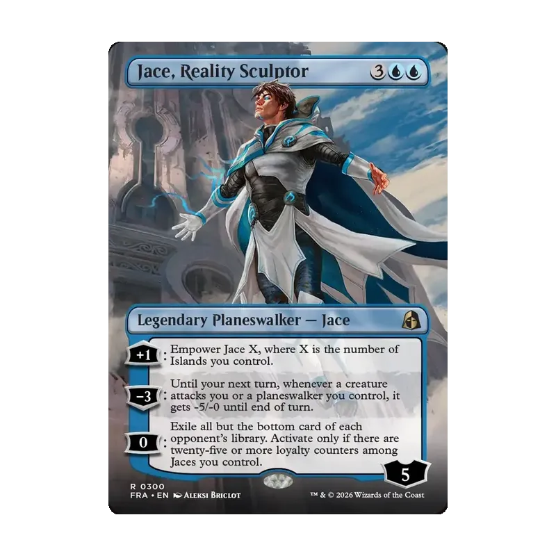 Jace, Reality Sculptor (Borderless) - Reality Fracture (Near Mint)