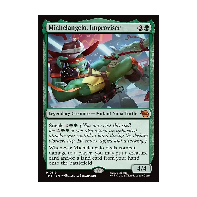 Michelangelo, Improviser - Teenage Mutant Ninja Turtles (Near Mint)
