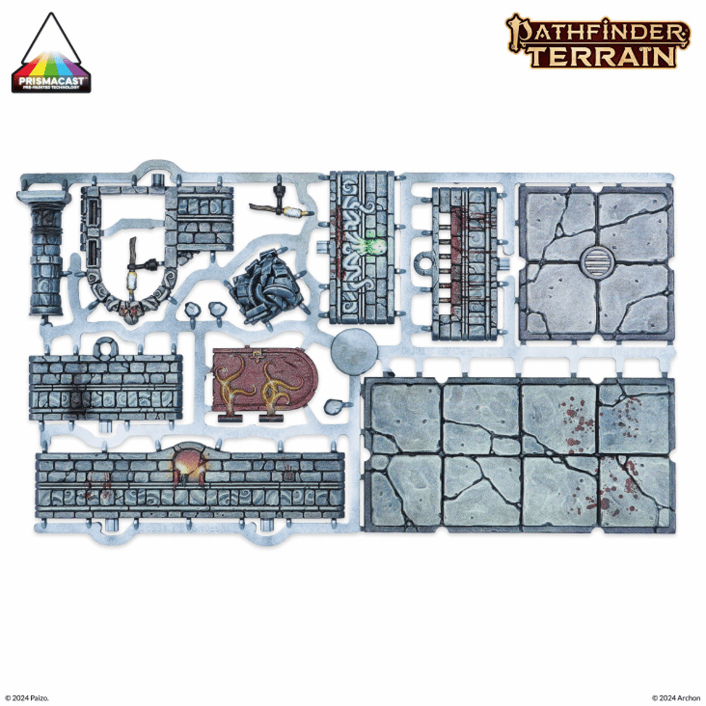 Dungeons & Lasers PrismaCast Pre-Painted: Pathfinder - Abomination Vaults (New Arrival)