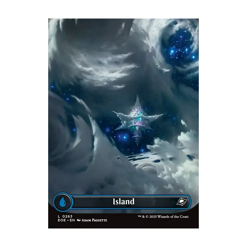 Island (0263) (Borderless) - Edge of Eternities (Near Mint)