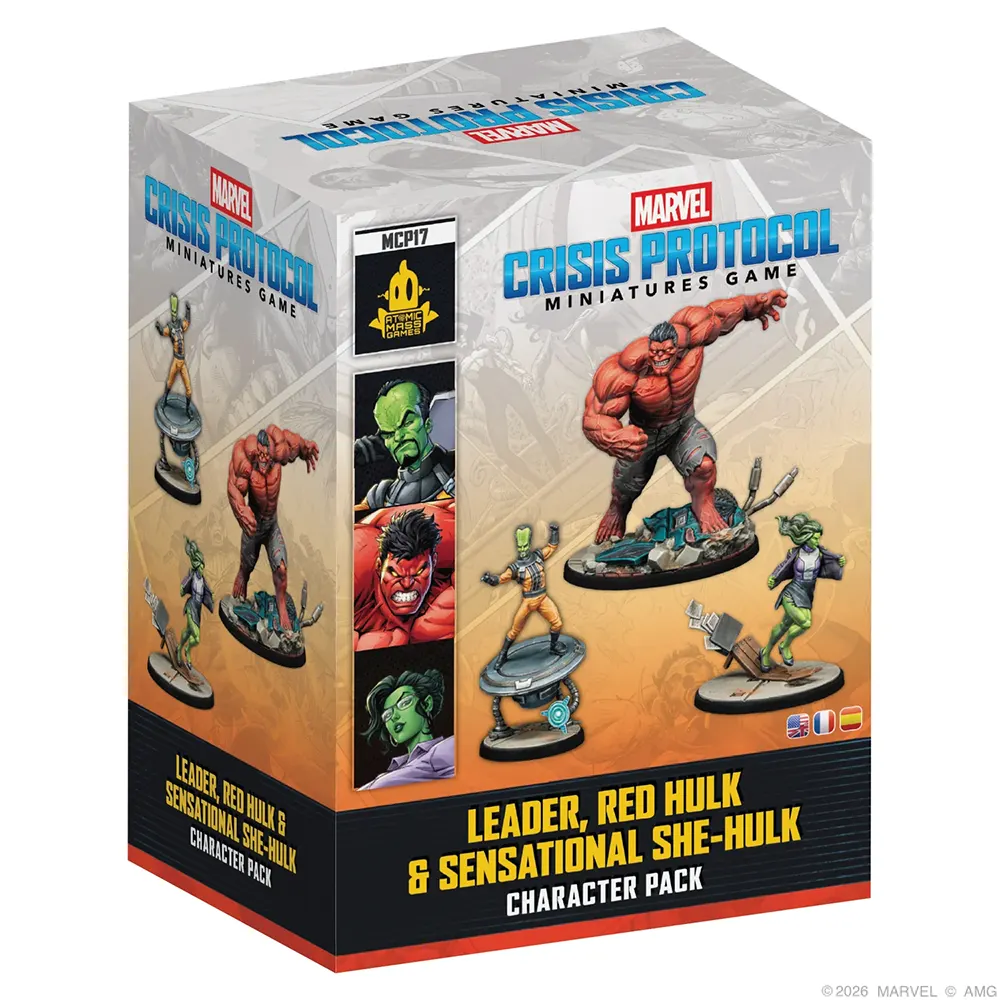 Marvel Crisis Protocol: Leader, Red Hulk & Sensational She-Hulk (Preorder)