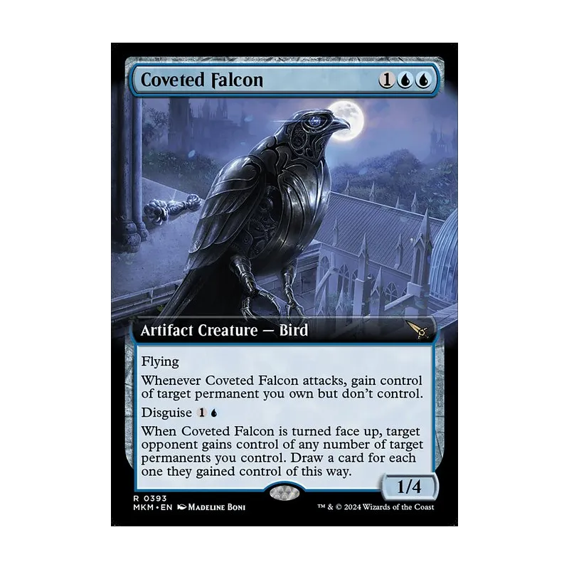 Coveted Falcon (Extended Art) - Murders at Karlov Manor (Near Mint)
