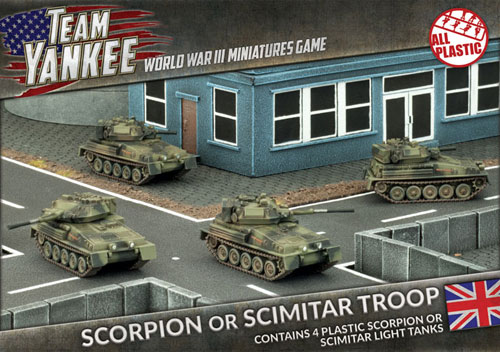 Team Yankee: British - Scorpion / Scimitar Troop