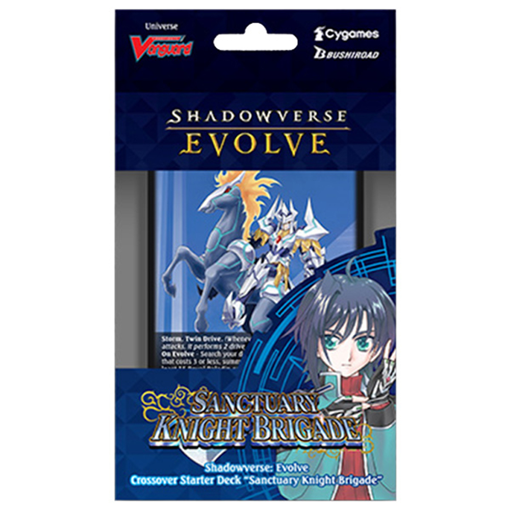 Shadowverse Evolve TCG: Cardfight!! Vanguard Crossover - Sanctuary Knight Brigade Starter Deck Shadowverse Evolve TCG: Cardfight!! Vanguard Crossover - Sanctuary Knight Brigade Starter Deck