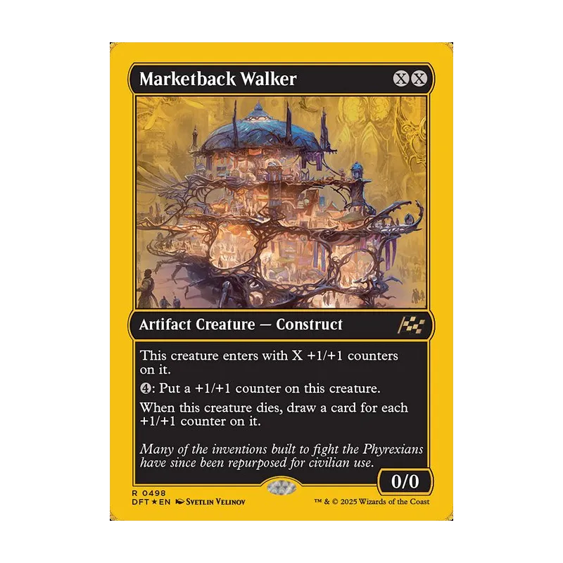 Marketback Walker (First-Place Foil) - Aetherdrift (Foil Near Mint)