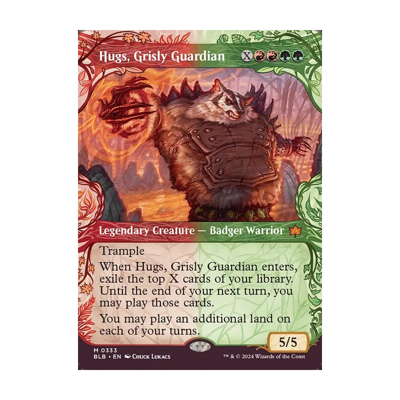 Hugs, Grisly Guardian (Showcase) - Bloomburrow (Near Mint)