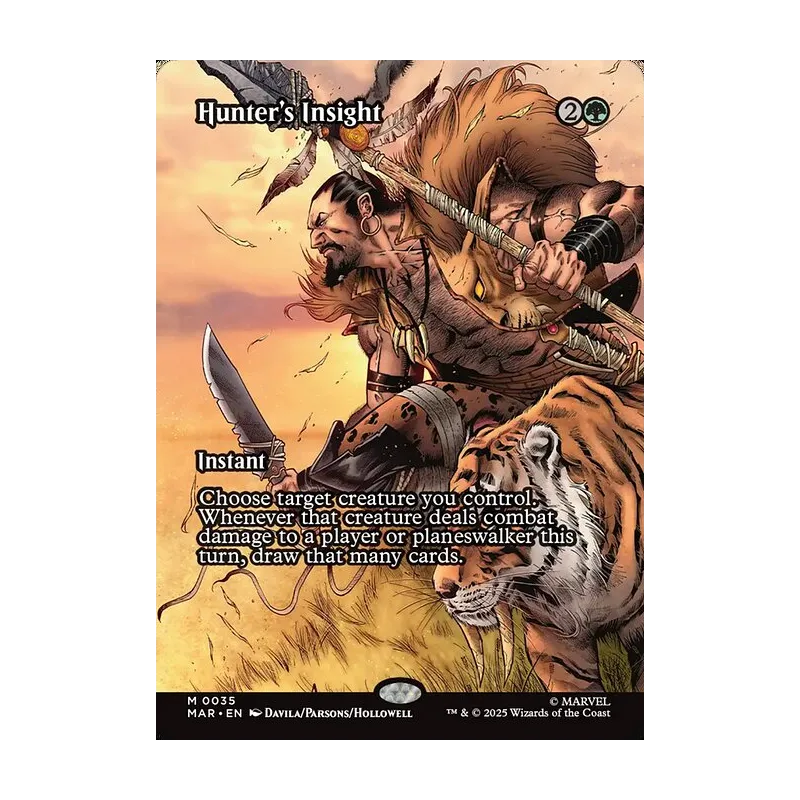 Hunter's Insight (Borderless) - Marvel Universe (Near Mint)