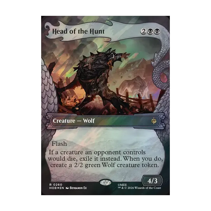 Head of the Hunt (Showcase) (Surge Foil) - The Hobbit (Foil Near Mint)