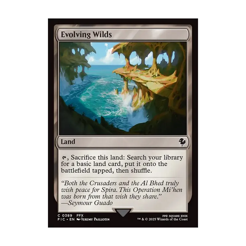 Evolving Wilds - Final Fantasy Commander (Near Mint)