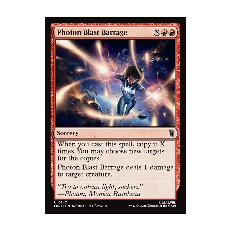 Photon Blast Barrage - Marvel Super Heroes (Near Mint)
