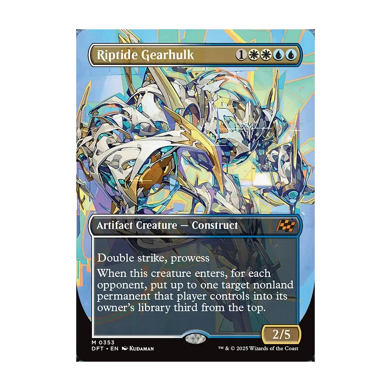 Riptide Gearhulk (Borderless) - Aetherdrift (Near Mint)