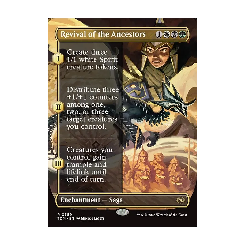 Revival of the Ancestors (Borderless) - Tarkir: Dragonstorm (Near Mint)
