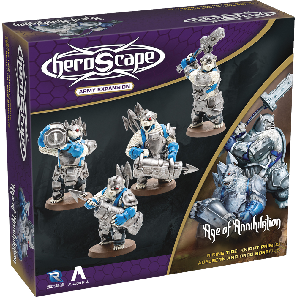Heroscape: Rising Tide - Knight Primus Adelbern & Ordo Borealis Army Expansion
