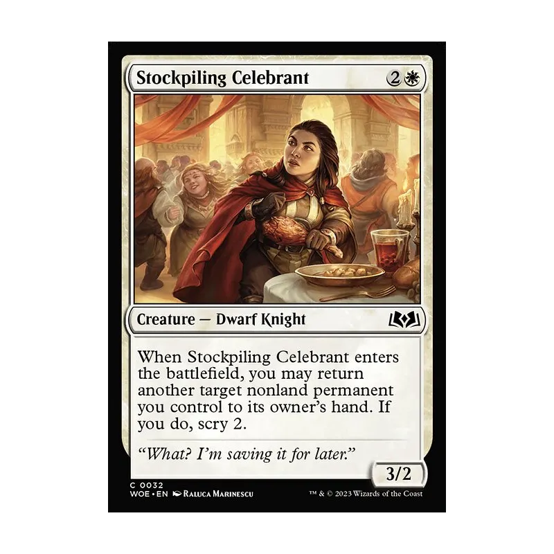 Stockpiling Celebrant - Wilds of Eldraine (Near Mint)