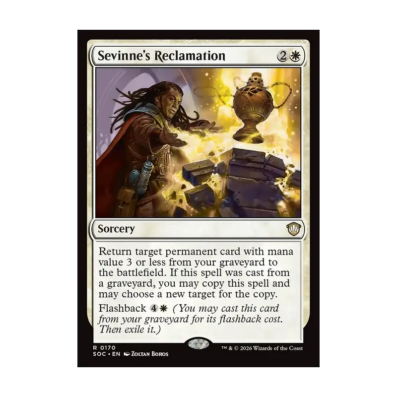 Sevinne's Reclamation - Secrets of Strixhaven Commander (Near Mint)