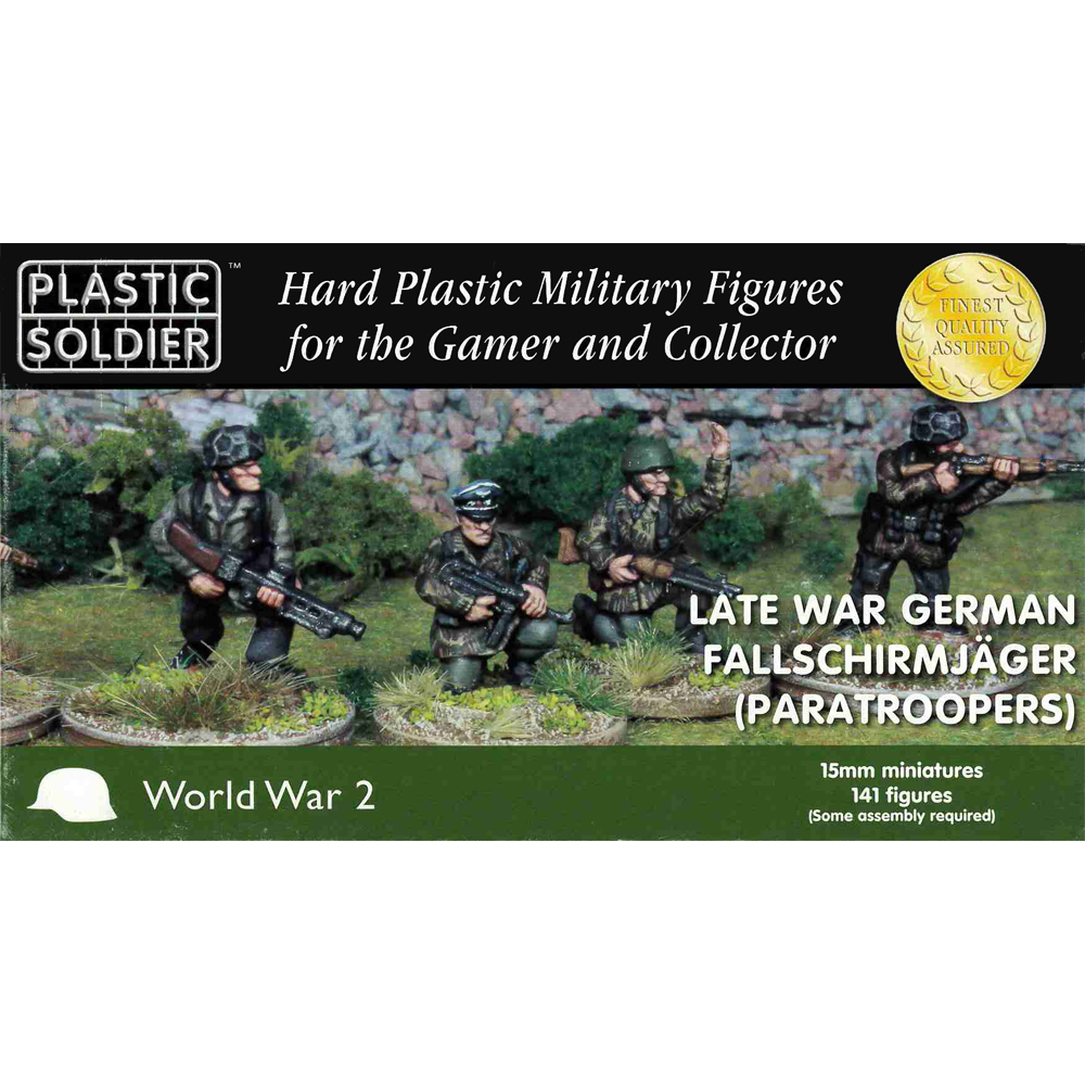 15mm Scale WW2: Late War German Fallschirmjaeger (Paratroopers)