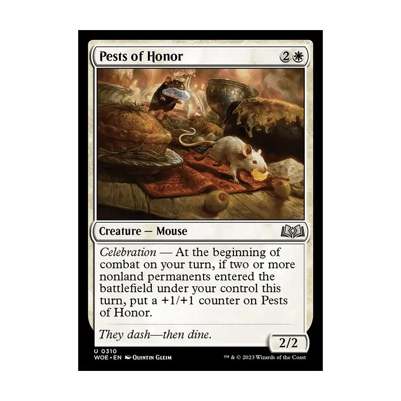 Pests of Honor - Wilds of Eldraine (Near Mint)