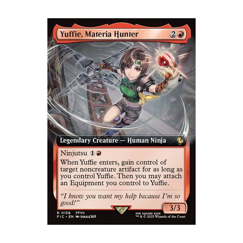 final fantasy yuffie mtg 401 Games Canada - Kisaragi // Yuriko, the Tiger's Shadow reveal the top card of your library and put that card into your hand MTG Yuffie, Materia Hunter Commander: