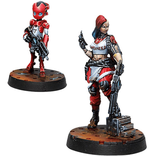 Infinity: Nomads - Zoe & Pi-Well, Special Clockmakers Team