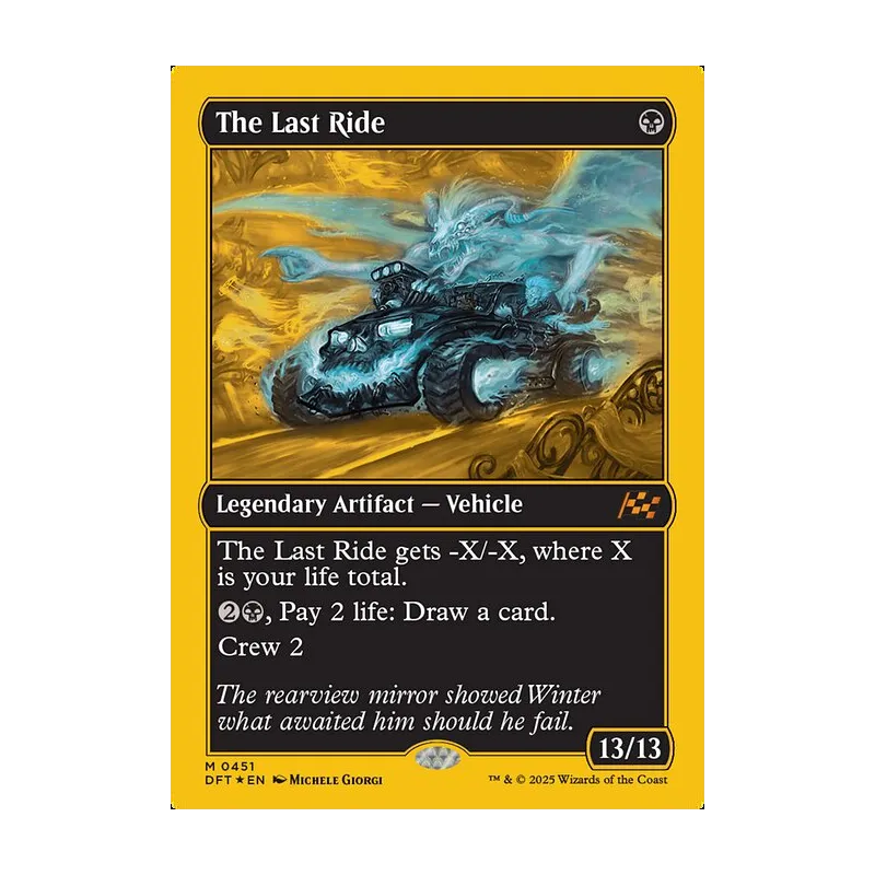 The Last Ride (First-Place Foil) - Aetherdrift (Foil Near Mint)