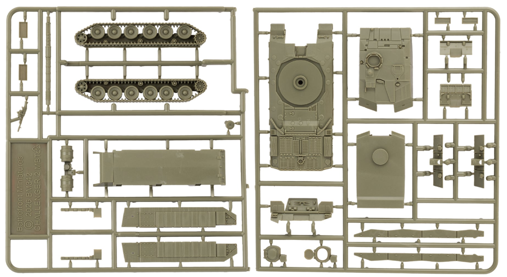 WWIII Team Yankee: British - Challenger 2 Armoured Troop (Preorder)